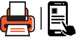 Printer next to phone