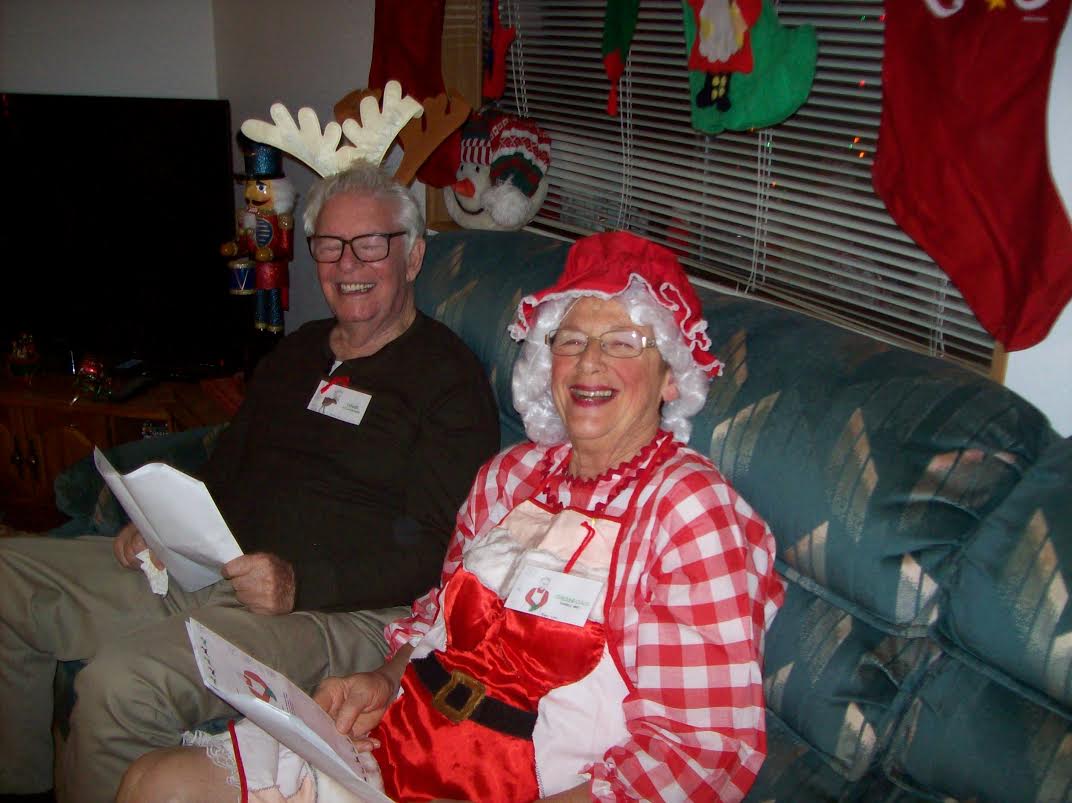 Ms. Claus and Reindeer