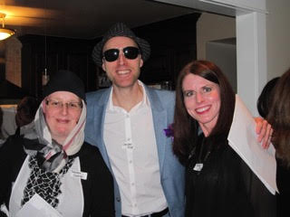 Dressed for the part.