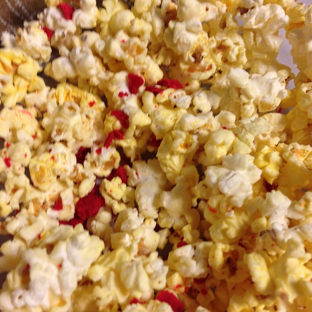 Bloody popcorn.